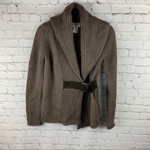 Soft Surroundings Sweater Belted Cardigan